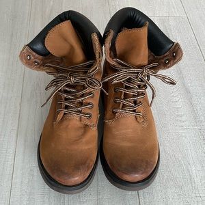 Steve Madden Tan Combat Boots - look like Timberland boots